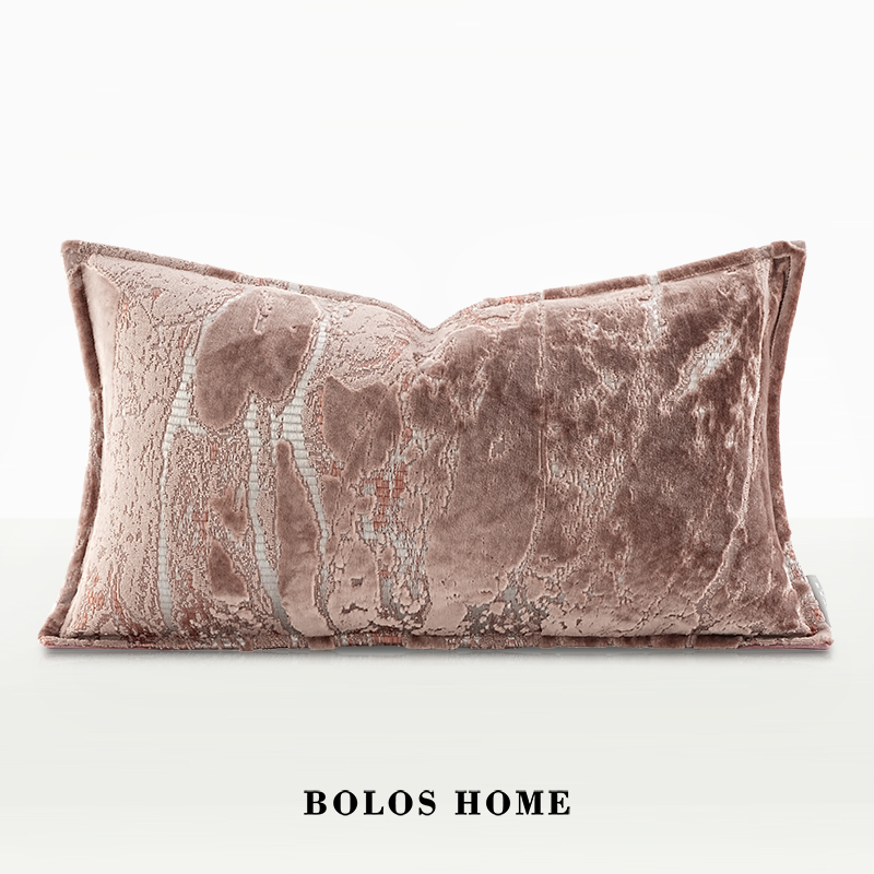 柏洛斯抱枕腰靠垫羽丝绒客厅沙发