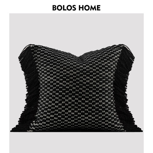 柏洛斯样板间床头沙发腰靠