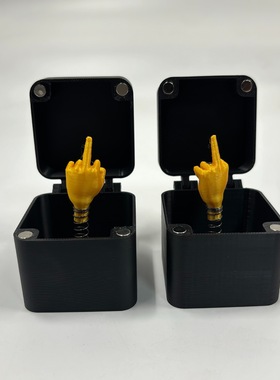 跨境surprise gift Middle Finger in a Box盒子里的中指搞笑