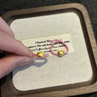 hello kitty黄金戒指足金999凯蒂猫kt猫指环送女友七夕情人节礼物