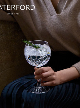 WATERFORD利斯莫尔1952球形酒杯红酒杯高档2件礼盒装