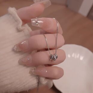 三环圆环项链罗马数字圆圈吊坠高级轻奢小众设计锁骨链气质项链女