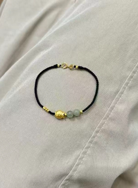 新中式锦鲤珠珠编织手链手绳国风小众高级感颜值闺蜜手饰送礼物