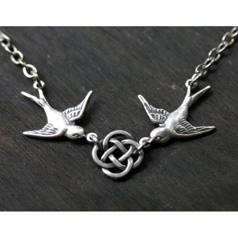 Vintage古着复古scissors个性ins项链