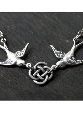 Vintage古着复古scissors个性ins项链