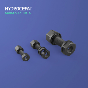 实心堵头螺丝 水下机器人rov舱壁元件 M10密封舱配件防水密封螺栓