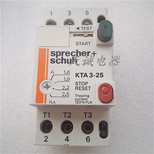 + 电动机启动保护断路器 KTA3-25 1.6 2.5A 6.3A 16