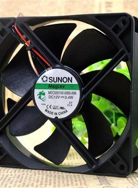 原装 MEC0251V2-0000-A99 12V 3.4W 12CM 12025 2线风扇
