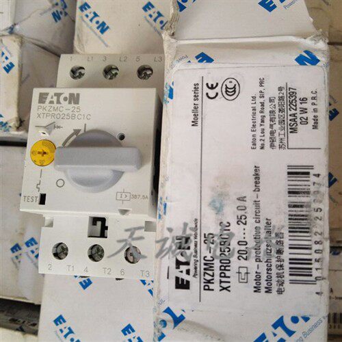 全新原装正品EATON 伊顿穆勒马达开关PKZMC-25 20-25A