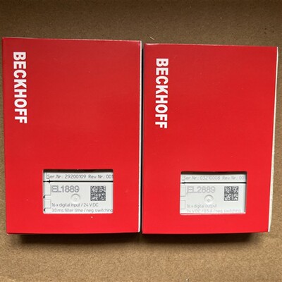 德国倍福BECKHOFF模块EK1100 EK1110 EL1819 EL2889 EL1809现货