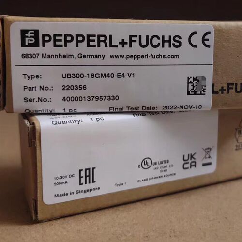 德国倍加福UB300-18GM40-E4-V1超音波感测器(220356)全新原装现货