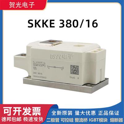 全新西门康SKKE 380/16  SKKE600/16功率二极管T模块 SKKE600F12