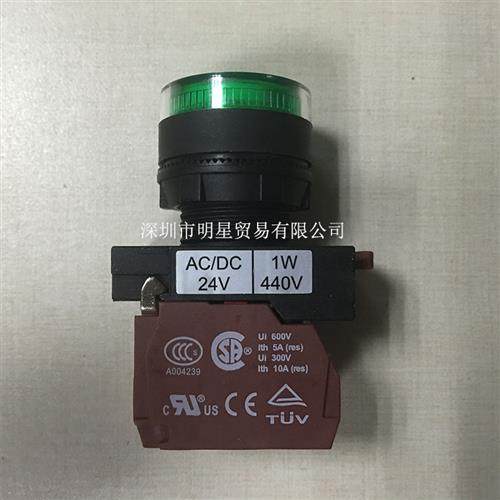 台湾NHD NLB22-F01GA 常闭按钮开关正品原装现货假一罚十