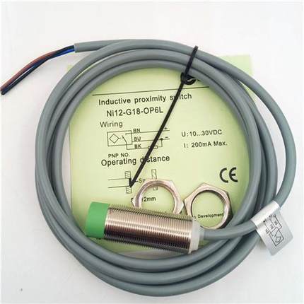 宜科全新接近开关Ni8-M18S-CP6L-Q12 Ni8-M18S-OP6L-Q12传感器