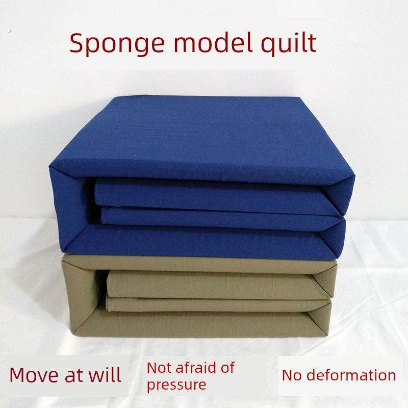 火棉被成型纯棉成型棉被豆腐块家政海绵模型棉被折叠棉被神器成型