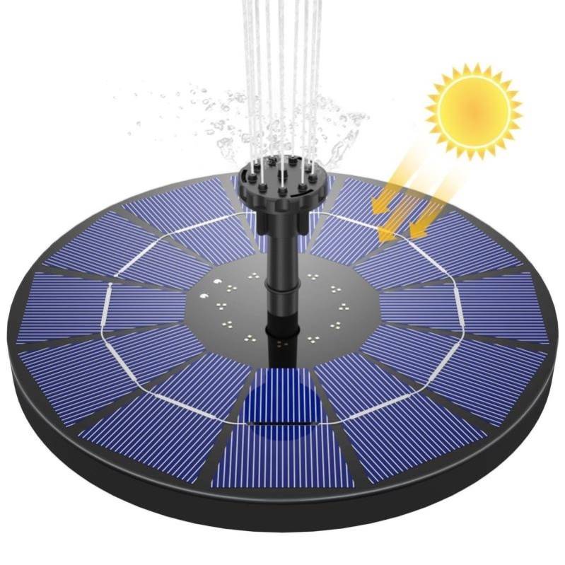 太阳能增氧泵喷泉水泵鱼池水泵循环喷水小型户外氧气机微型充氧泵