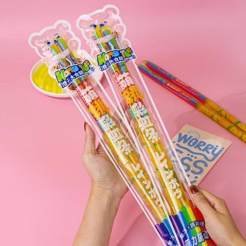 【2条】港天萌跳彩虹条果冻条棒棒长条水果味趣味零食跳跳糖布丁,零食/坚果/特产,果冻/布丁,淘宝优惠券,粉丝福利购,淘宝优惠卷