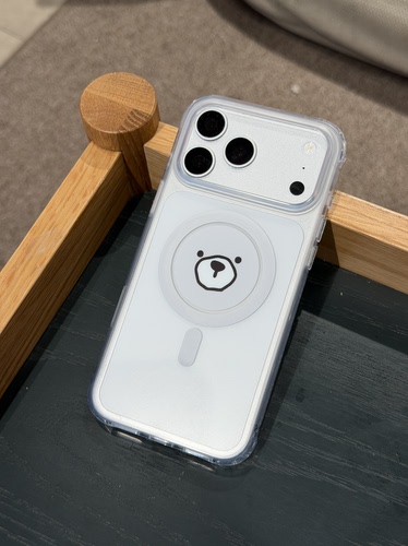 BEDOS原创设计IMD双层磨砂磁吸透明iPhone苹果手机壳ins风日韩mini角套脾壳