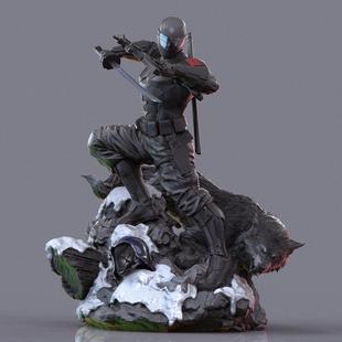 特种部队 蛇眼3d打印模型文件STL数据文件高精度24H自动发货