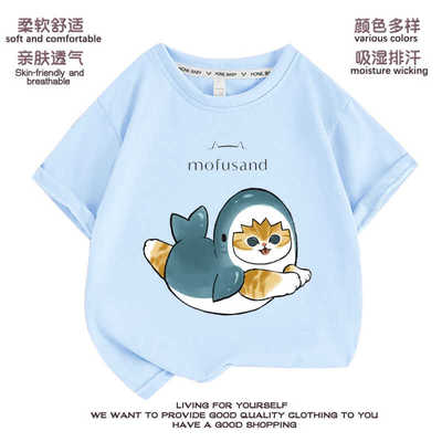 宽松夏季纯棉半袖衣服百搭