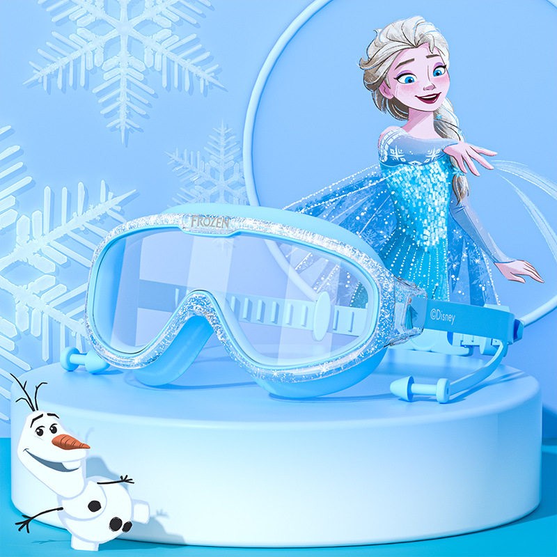 冰雪奇缘儿童泳镜防水防雾高清