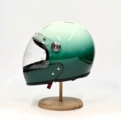 ForestGradient森林渐变VELDT碳纤维复古头盔3C认证电动摩托车盔