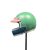 薄荷夏日姐妹花 VELDT碳纤维复古头盔