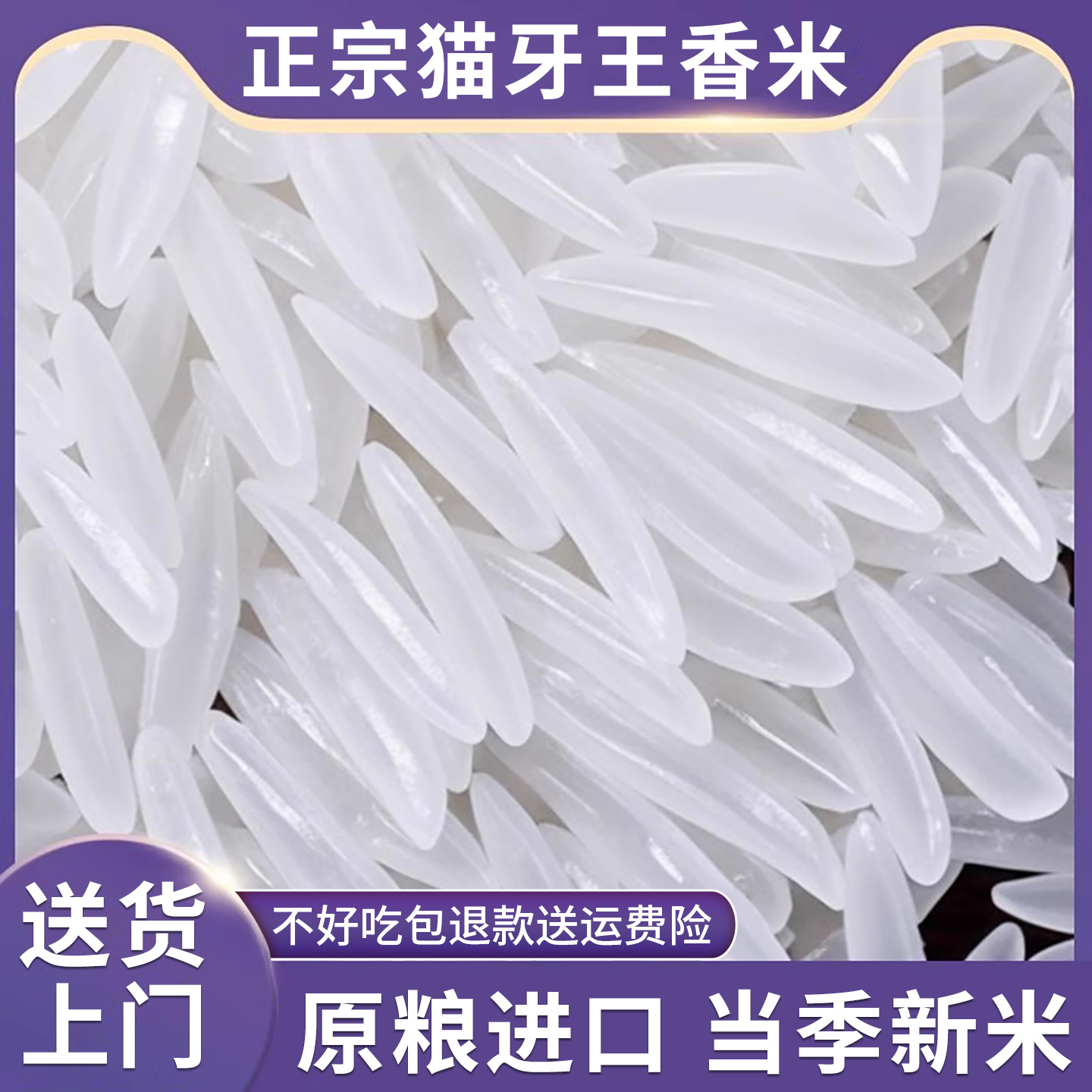 泰那兰原粮进口泰国香米猫牙米