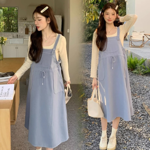 春夏装2025新款大学院风学生女装时尚洋气时髦连衣裙女春秋背带裙