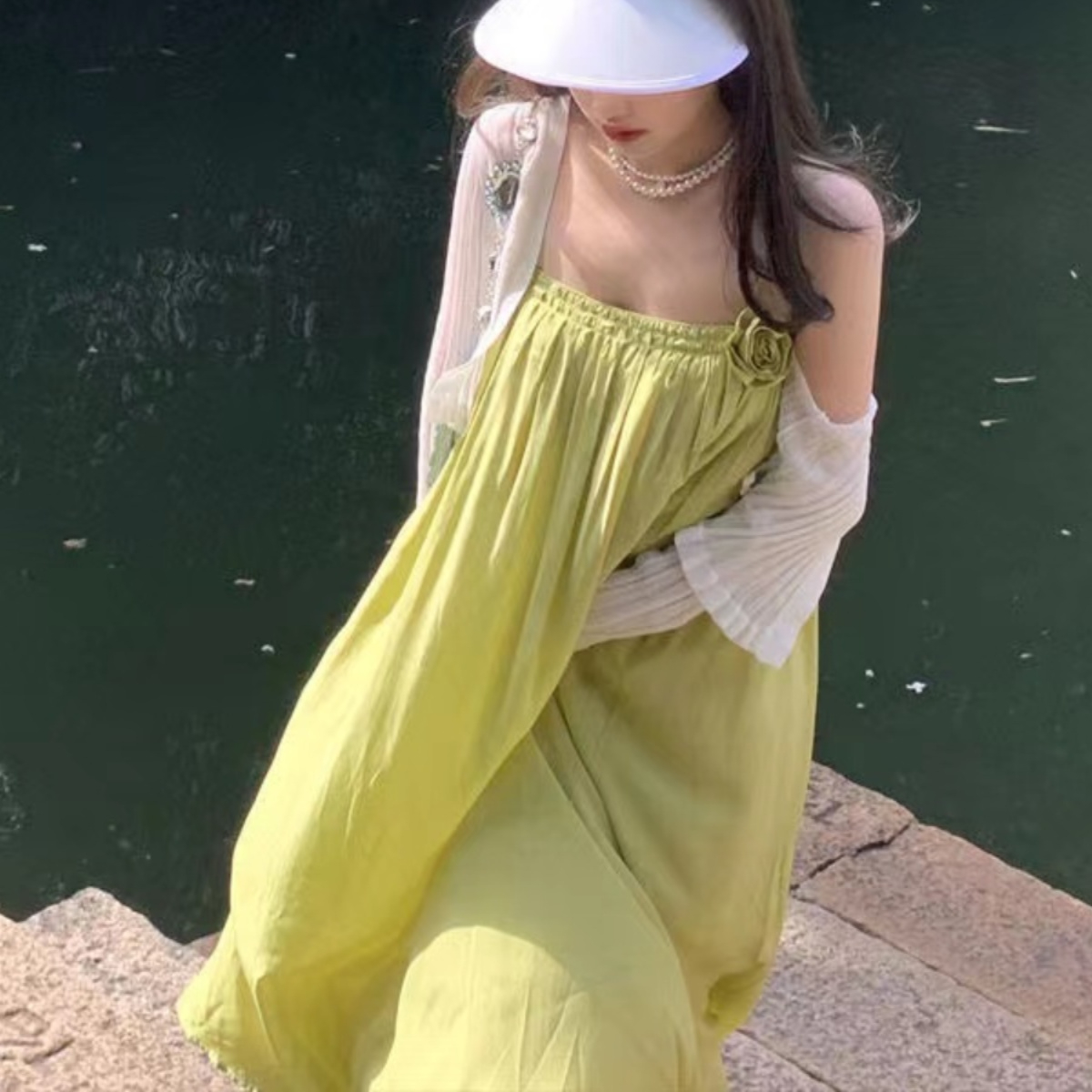 云南大理旅游穿搭连衣裙套装女度