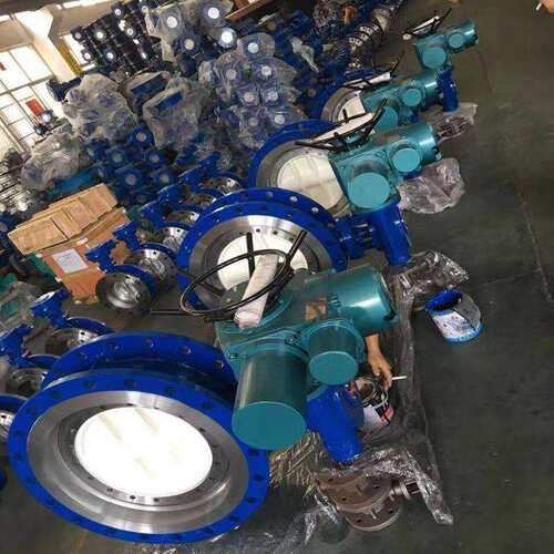 D943H-10C电动蝶阀DN400手电两用一体蝶阀DN500铸钢电动法兰碟阀