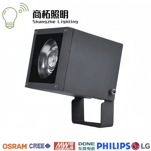 厂家直销 10W15W20W25W30W40W户外防水 led投光灯 COB方形投射灯