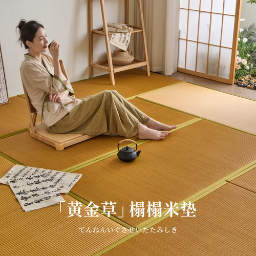 日式高端蔺草榻榻米垫子床垫定制电加热椰棕地垫飘窗炕专用垫定做