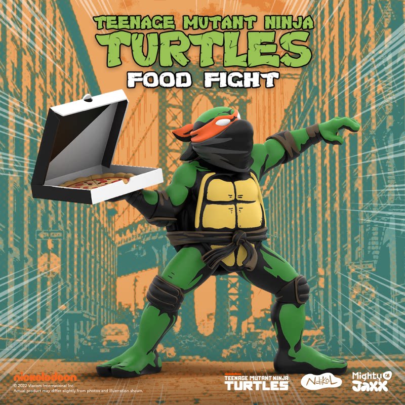 【现货】mightyjaxx忍者神龟漫画版/加菲猫 ip联名高端手办模型
