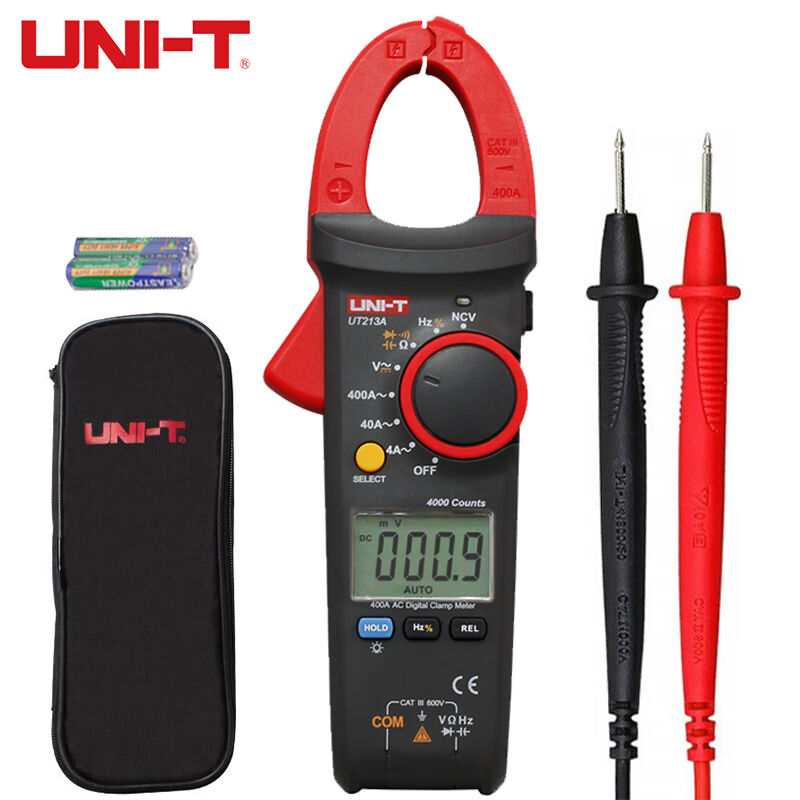 优利德（UNI-T）UT213A钳形表数字钳形万用表数显交流电流表400A3