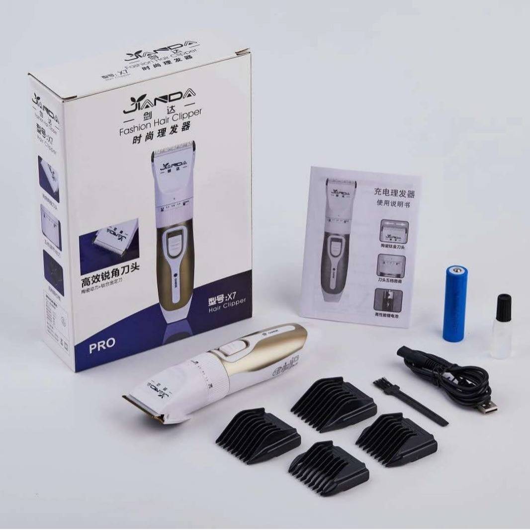 官方品牌剑达X7理发器发廊充电式电推子成人儿童剃头刀充插两用电