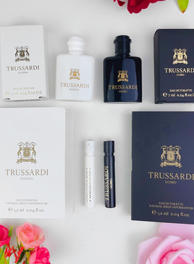 正品Trussardi杜鲁萨迪风华女士Donna风华男士Uomo试香淡香水小样