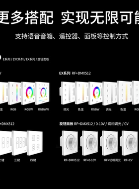 Ltech雷特DMX512调光调色面板EX1S/EX4S/EX2/EX6/EX8/EX8S/EX5S