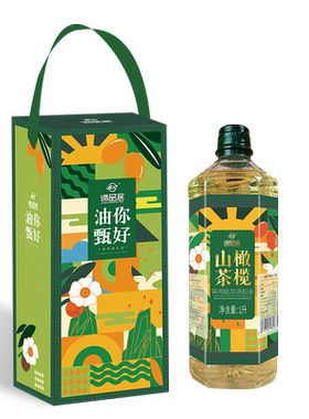谛品居山茶橄榄调和油1L单支礼盒植物食用油节日送礼福利团购批发