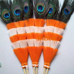 速发戏曲京花武生武旦小将军舞蹈俏剧旦座饰五层翎毛头翎座翎子座