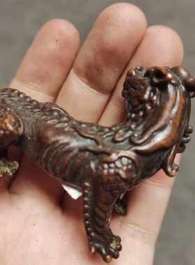 速发铜合金装饰品谛听兽礼品客厅地藏王山神办公室摆件开业镇坐骑