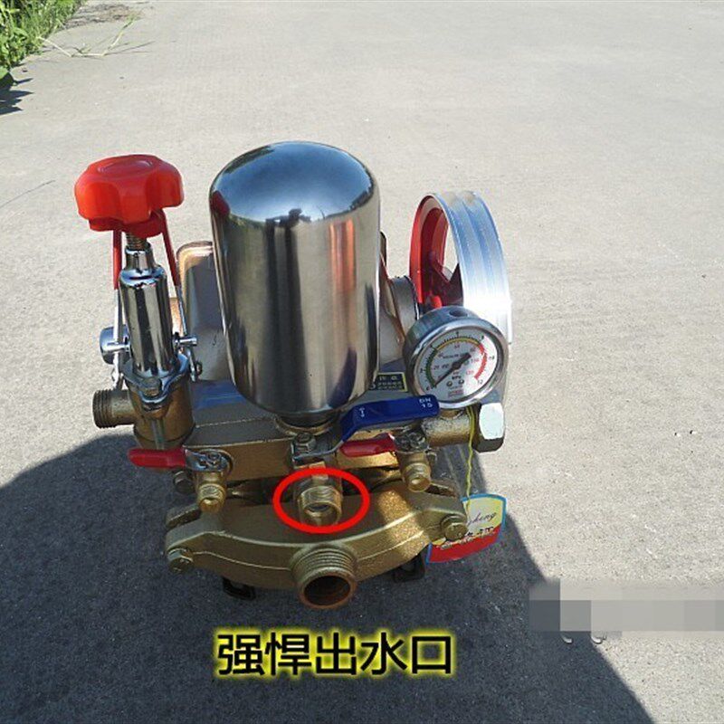 速发60型熊猫免加黄油农用三缸柱塞泵/高压园林果树喷药机水稻泵