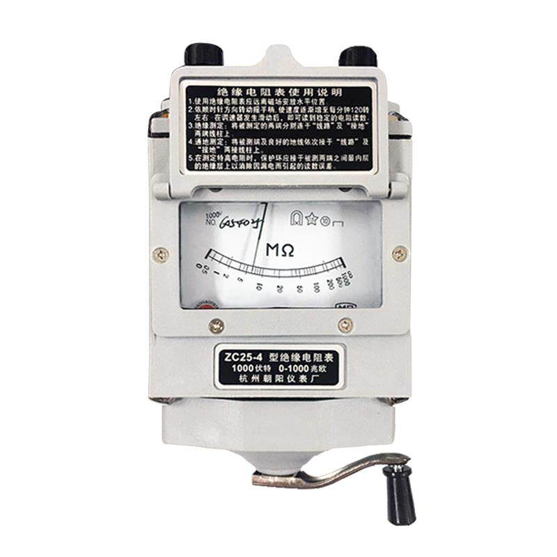 速发电工摇表ZC25绝缘测试仪500V兆欧表1000V手摇绝缘表2500V