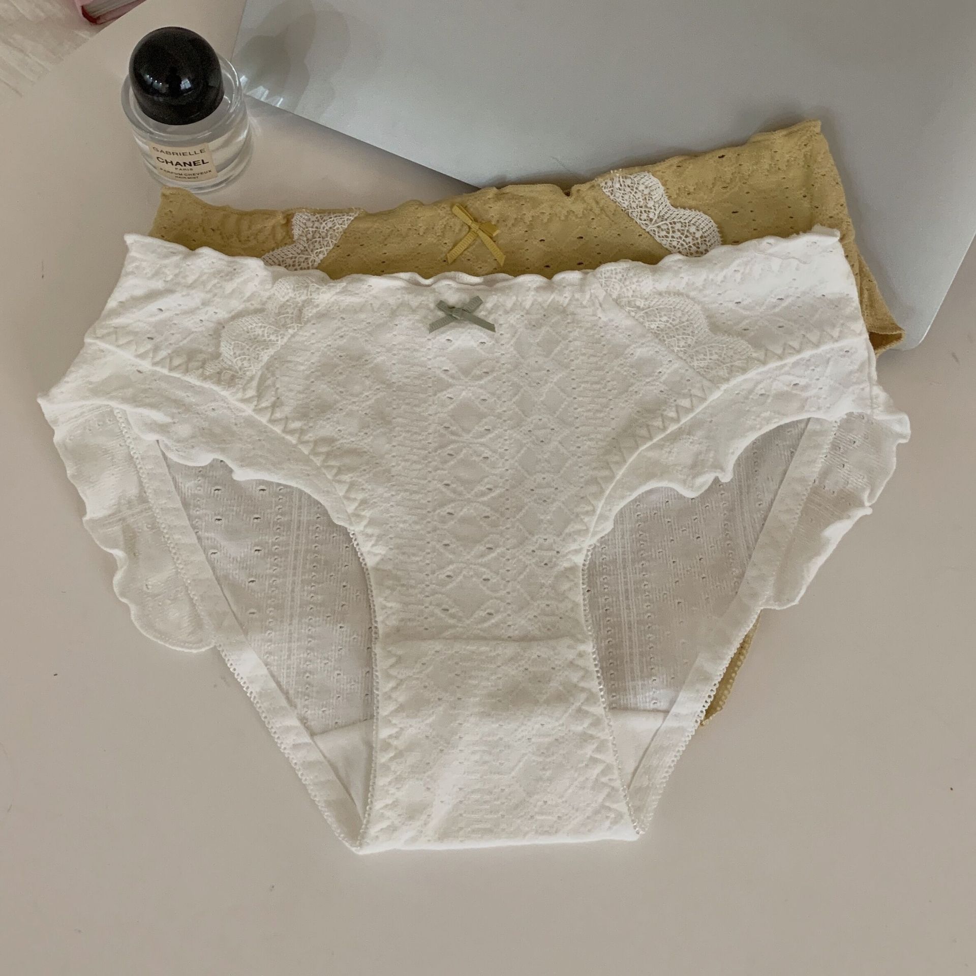 日系低腰内裤棉质面料甜美女士
