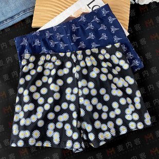 内裤 宽松男士 纯棉阿罗裤 居家休闲平角大裤 新款 衩运动四角短裤 夏季