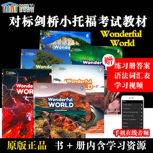 world World Wonderful 美国国家地理教材 wonderful 6年级小学英语教材英文幼少儿初中学习教材 第二版 缤纷世界1
