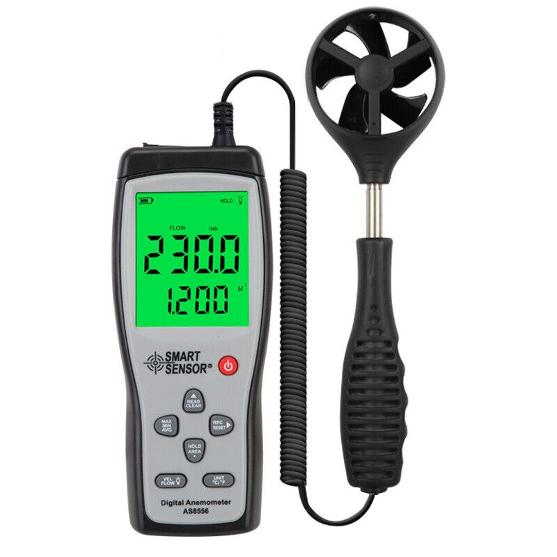 希玛AS8556风速风量计分体式风速仪风速测量仪高精度数字风速风温