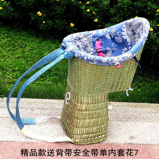 宝宝背篼竹编婴儿童小孩通用纯手工背娃娃竹编婴儿背篓精品特色款