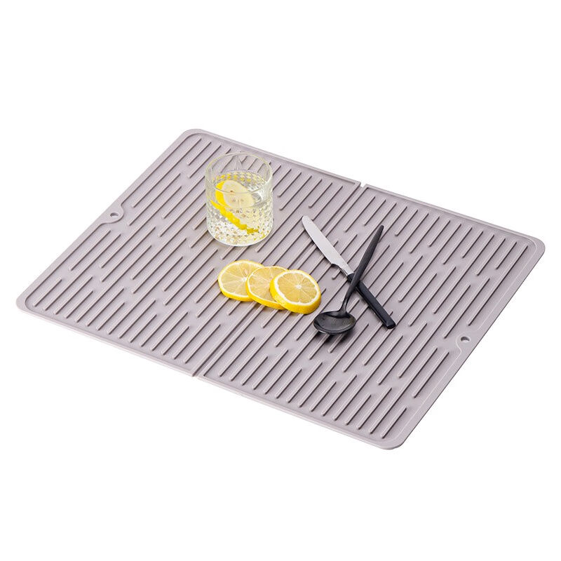 风和大海可折叠硅胶隔热垫厨房砂锅垫水槽沥水垫碗筷控水垫大号加