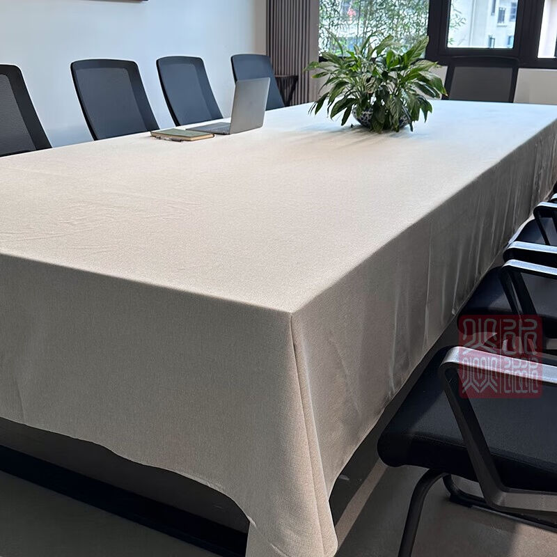 燊虓会议桌布加厚加大尺寸长方形台布定制酒店活动商务展会签到台
